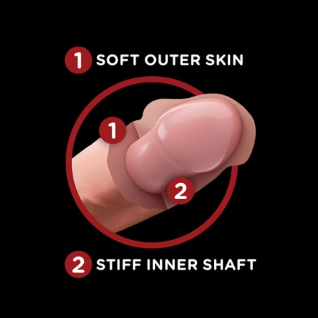 Фаллос King Cock Plus 8" Triple Density