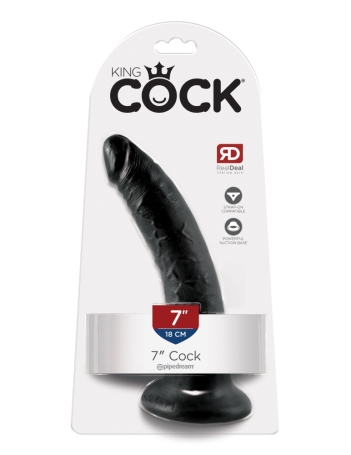 Анальный фаллос King Cock 7" Pipedream