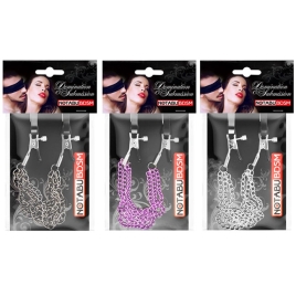 Зажимы на соски Notabu с тройной цепочкой