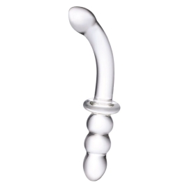 Фаллос из стекла Glas Ribbed G-Spot
