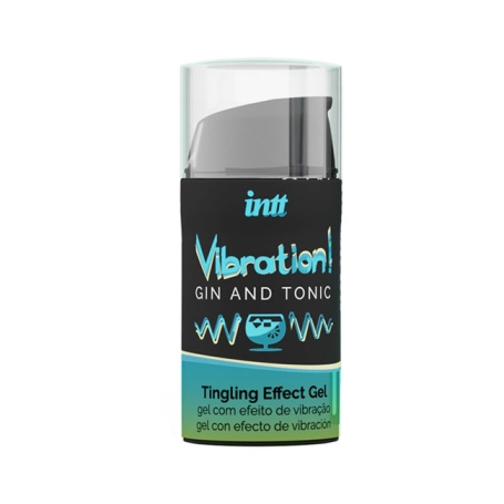 Возбуждающий гель INTT Vibration! Gin &amp; Tonic