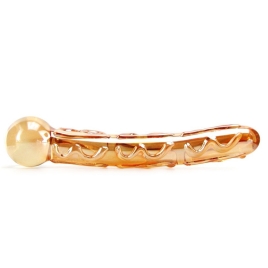 Фаллос из стекла Glas Orange Tickler